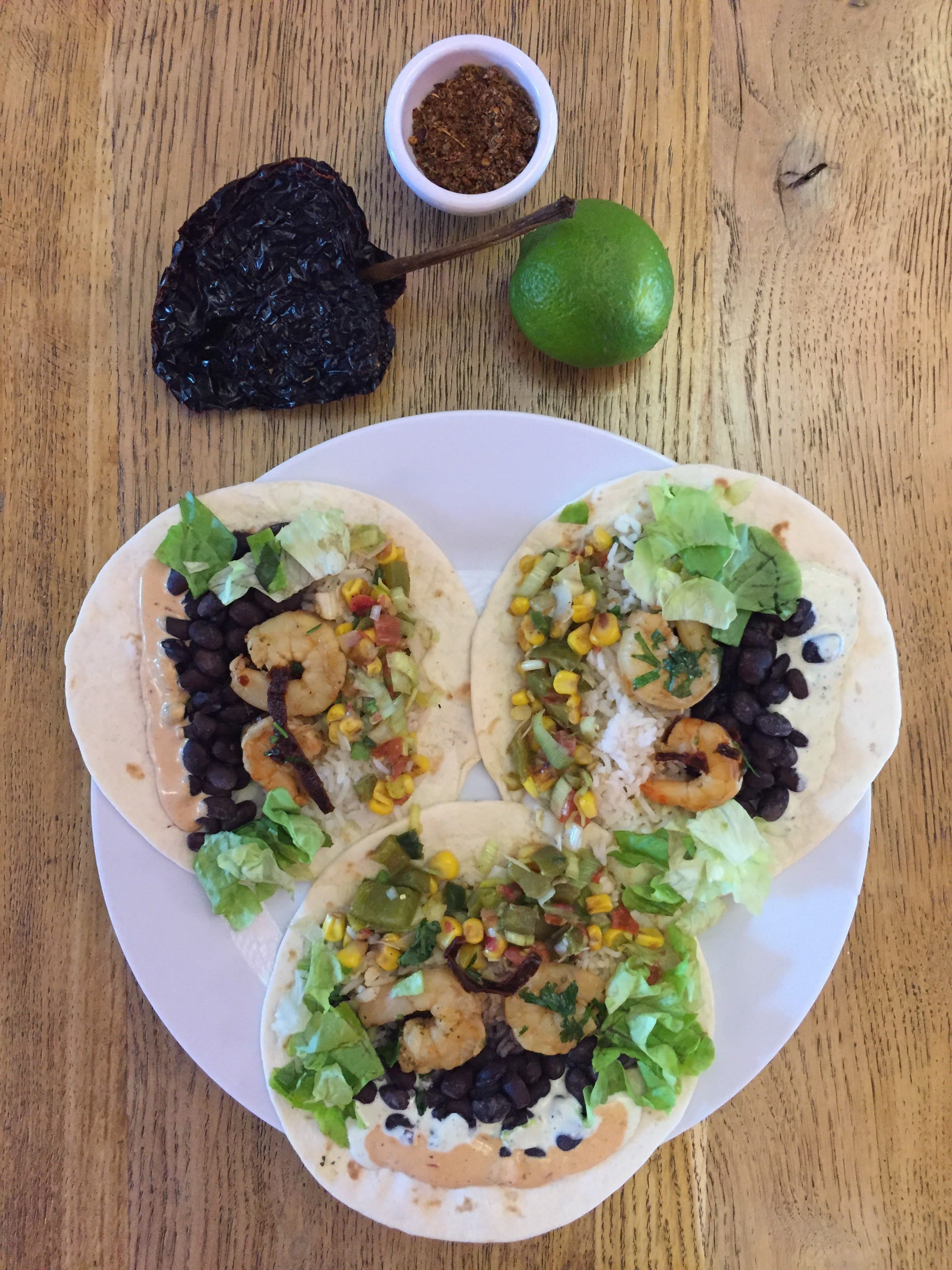 Ancho-Lime Shrimp Salad
