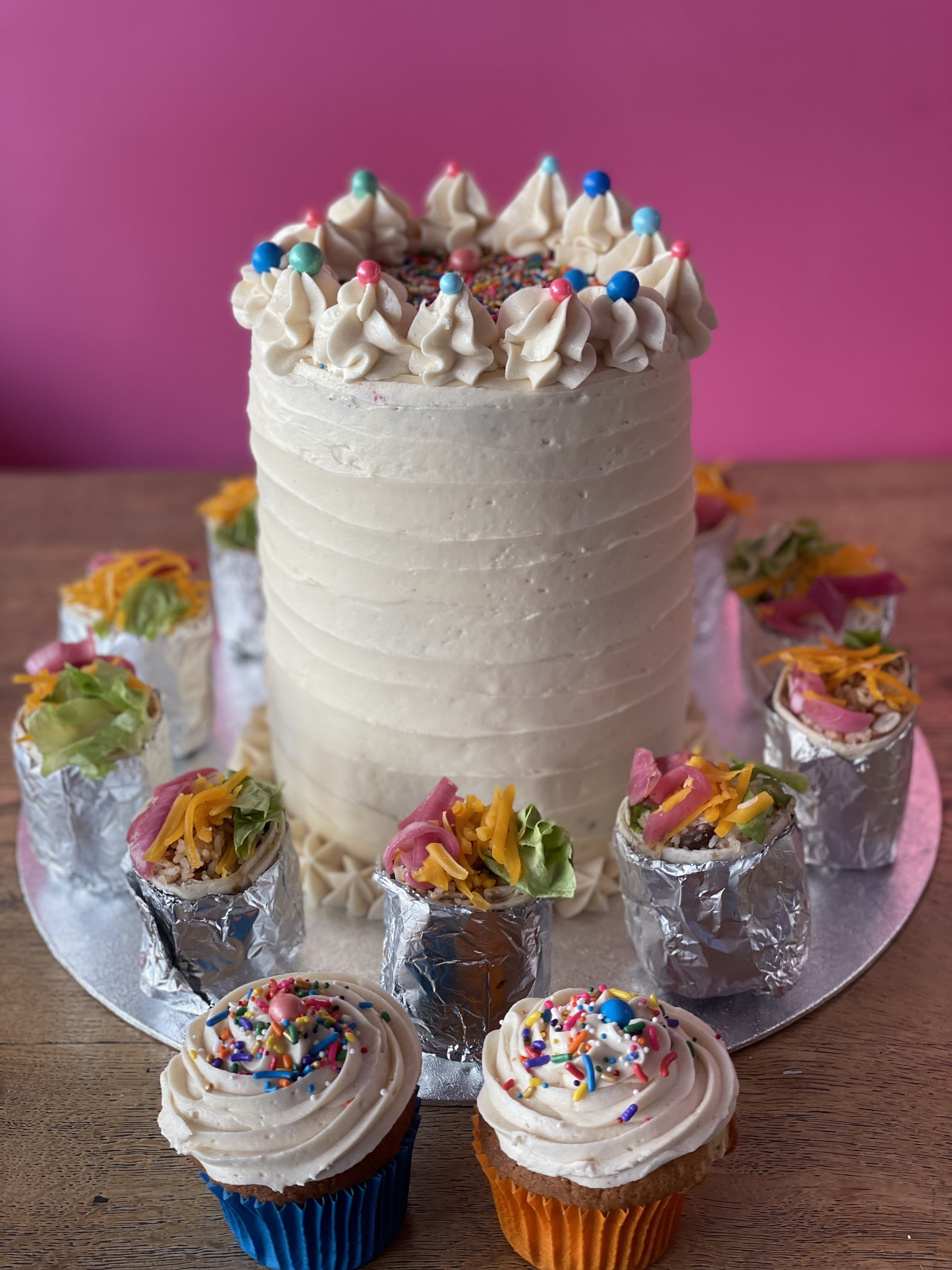 Birthday Cake & Burritos