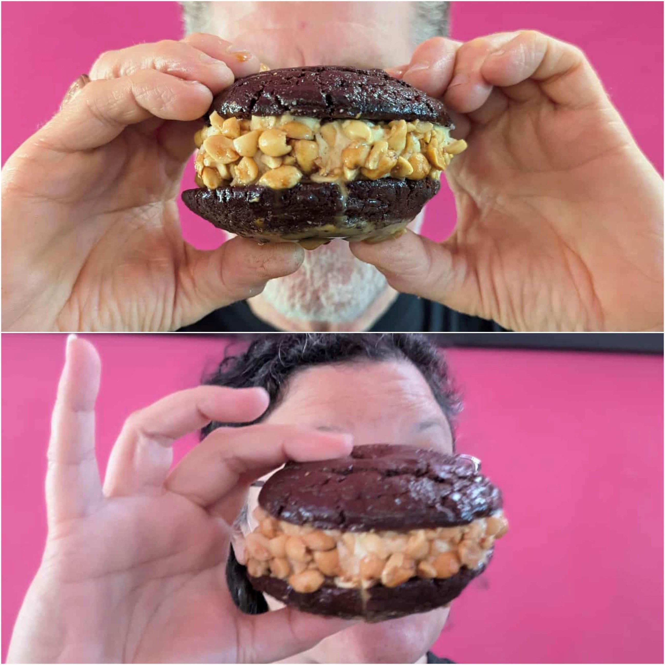 Snickers Ice Cream Sandwich